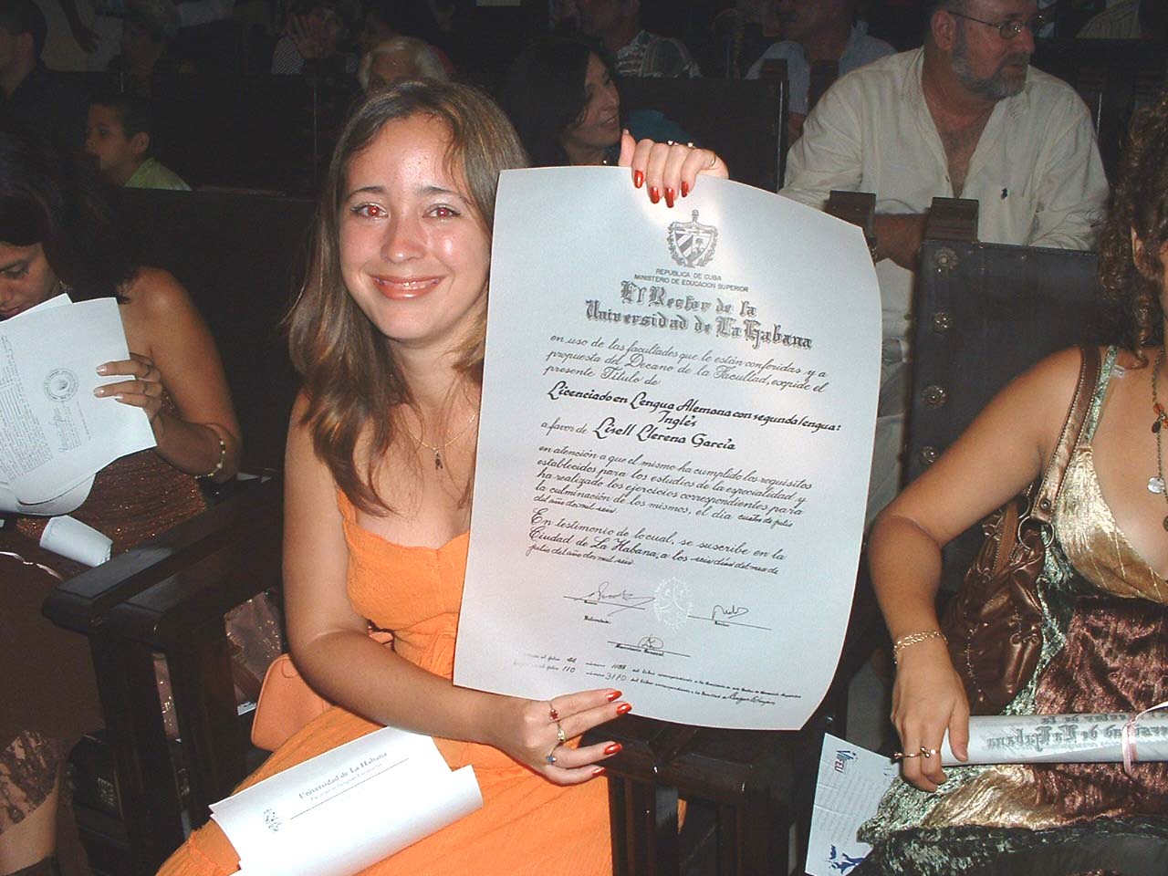 Diplpma de Graduado. Dar Clic para ampliar la Foto